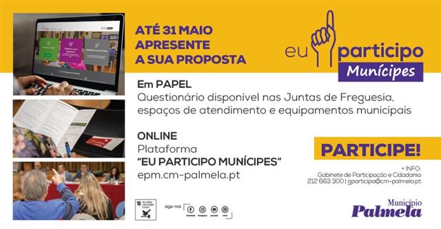 Eu Participo Munícipes 2025: submissão de propostas até 31 de maio