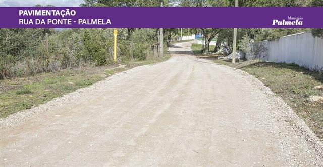Pavimentação da Rua da Ponte em Palmela: empreitada adjudicada