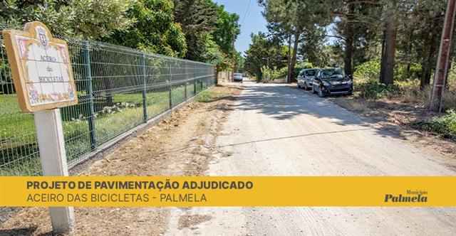 Pavimentação do Aceiro das Bicicletas em Palmela - adjudicação de projeto