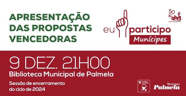 Eu Participo Munícipes 2024: resultados são apresentados dia 9 de dezembro